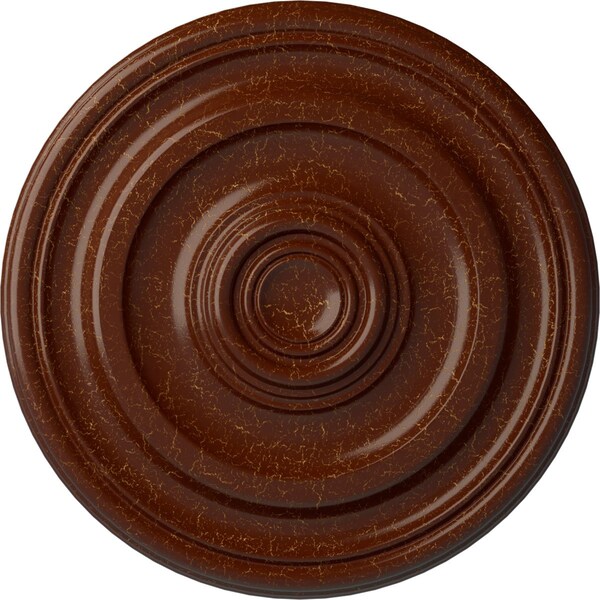 Ekena Millwork Kepler Traditional Medallion (For Canopies up to 2 5/8"), 11 7/8"OD x 1 1/4"P, Burnished Mahogany CM12KPBMC - main